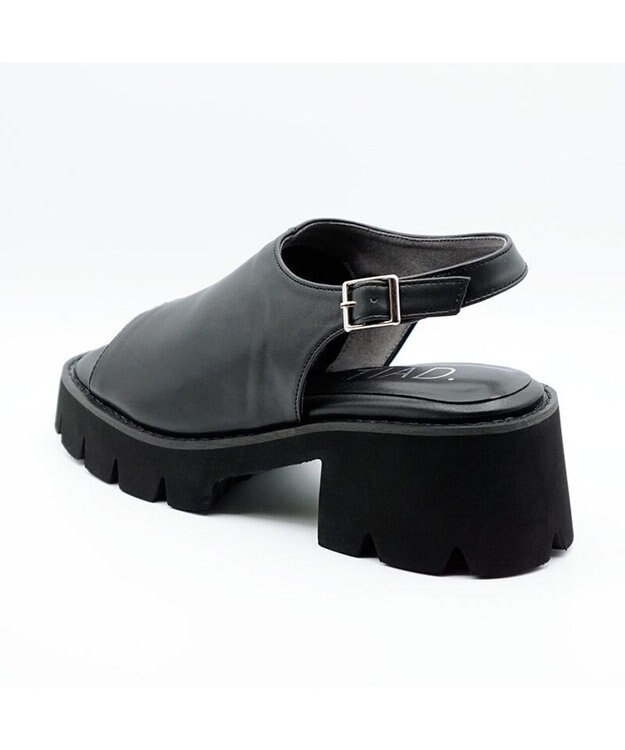 APOM プラットフォームカバーサンダル ブラック