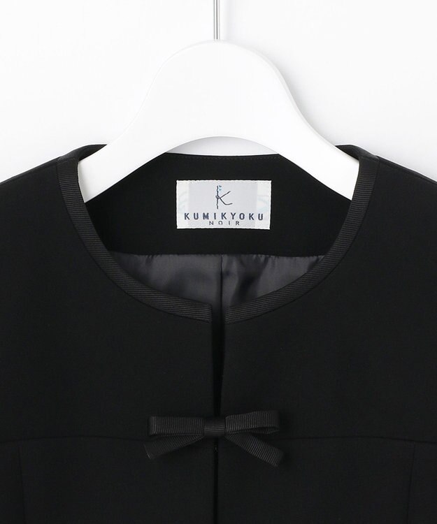 組曲 NOIR Formaxコルシェ横二重 ジャケット＋ワンピース ブラック系