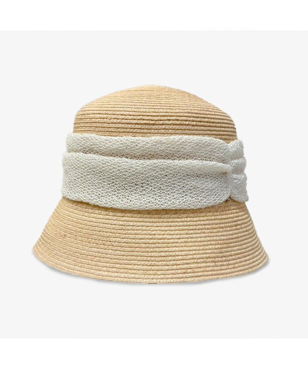 林八百吉商店 un chapeau　ブレードハット ホワイト