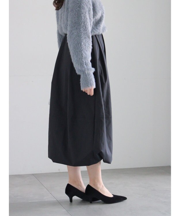 Te chichi ピーチタフタバルーンスカート ブラック