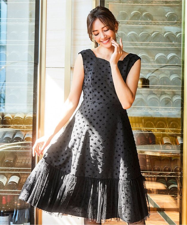 TOCCA 【洗える】SWEETIES ドレス ブラック系