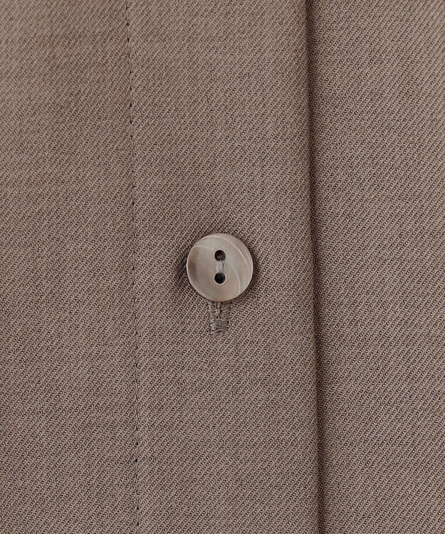 J.PRESS YORK STREET 【WOMEN】バックプリーツ ブラウス ブラウン系