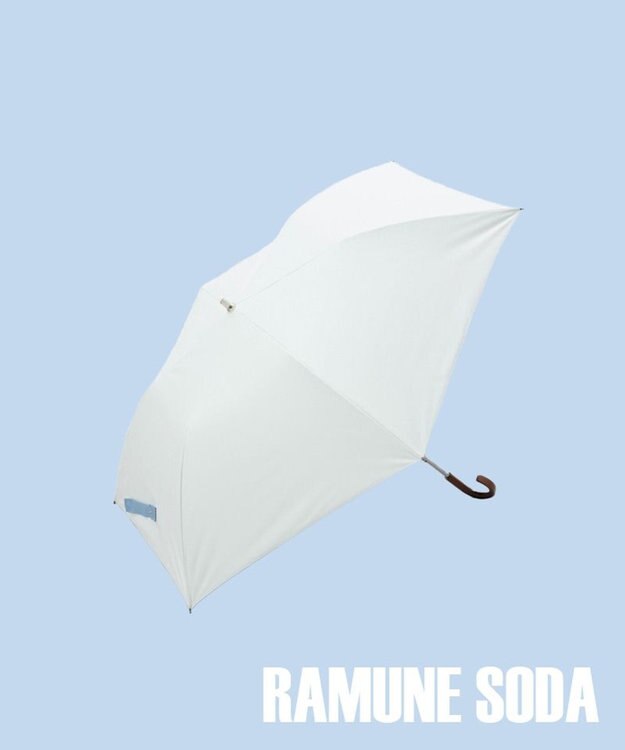 AURORA 【WEB限定】 サマーシールド 晴雨兼用傘（折りたたみ・トップフラット）（ジェラートカラーコレクション） ラムネソーダ