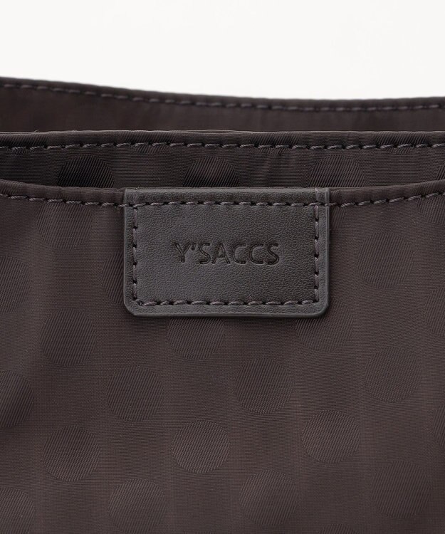 Y'SACCS 【大人のおしゃれ手帖10月号掲載】市川実和子×Y'SACCS　ドット2WAYリュック チョコ