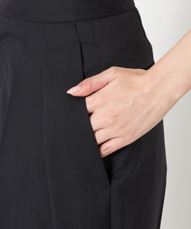 NAVE 【Nave】ウールポリエステルツイル パンツ ブラック系