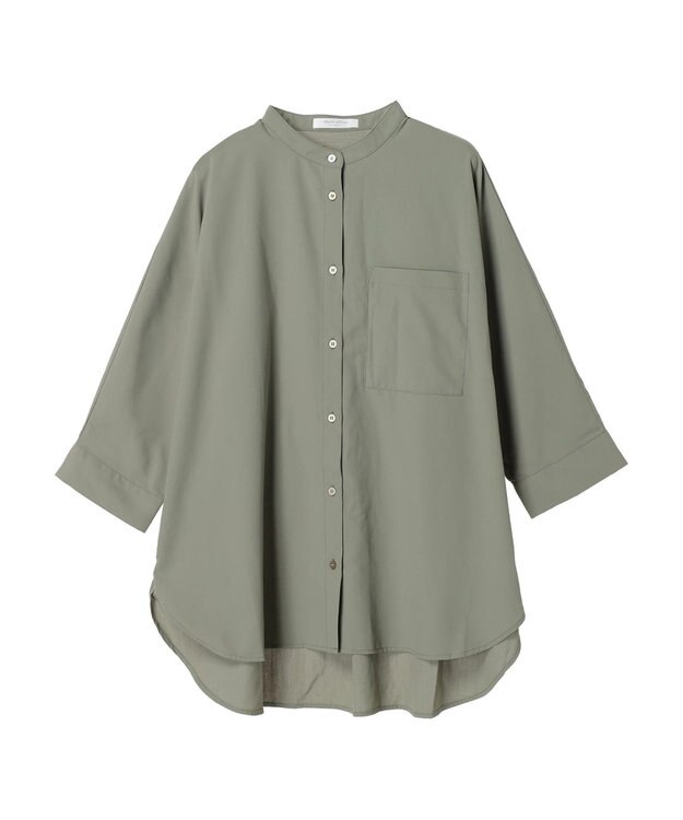 Green Parks いろいろ機能　ドルマンシャツ Khaki