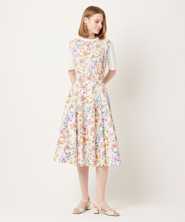 TOCCA 【大人百花掲載】【消臭・洗える！】BOTANOCAL GARDEN PARTY スカート ホワイト系5