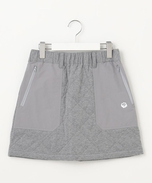 PW CIRCULUS 【裏地付き/防寒】【WOMEN】キルティングスカート グレー系