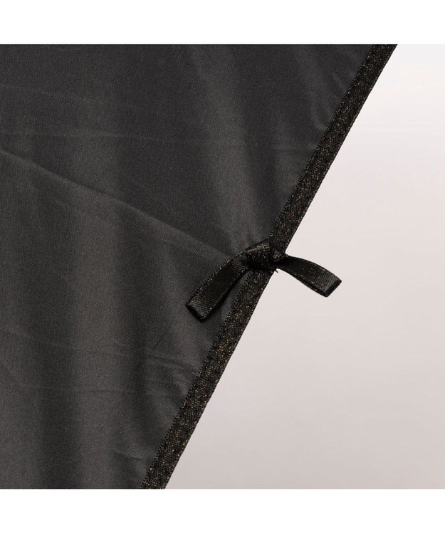 UNBILLION カシュネ cachenez / PUサテンリボンショートパラソル ブラック