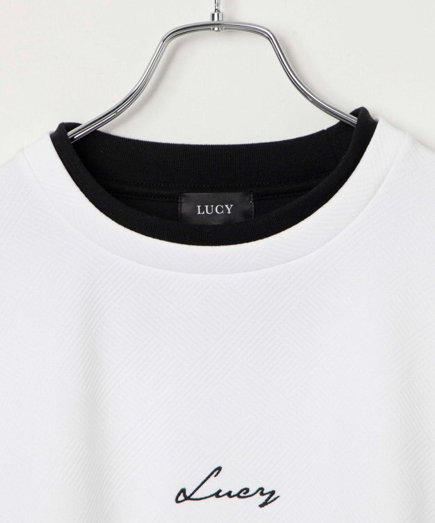 WEGO フクレジャガードフェイクレイヤードT（S） ホワイト