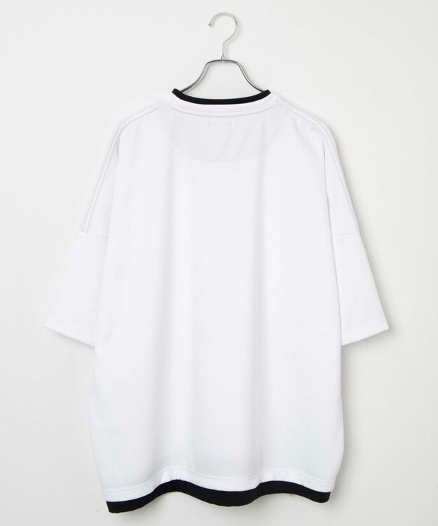 WEGO フクレジャガードフェイクレイヤードT（S） ホワイト