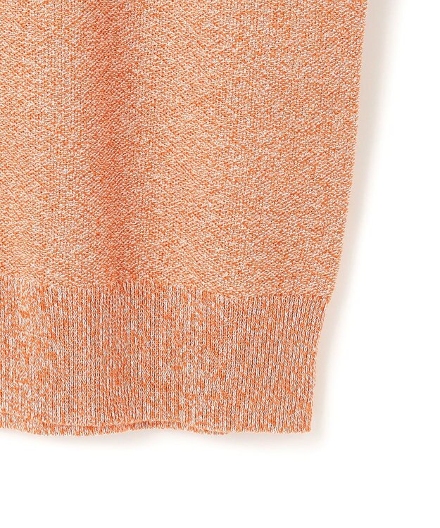 J.PRESS MEN ギマコットンクルーニット オレンジ系