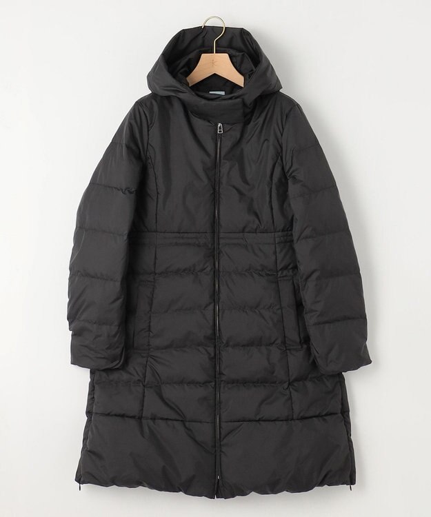 組曲 S 【洗える】ライトタフタロングダウン ブラック系