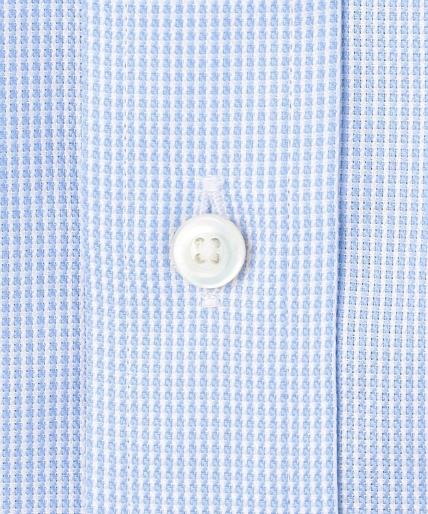 J.PRESS MEN 【Single Needle Tailoring / 形態安定】MILETAエレガントドビー ドレスシャツ / ワイド サックスブルー系