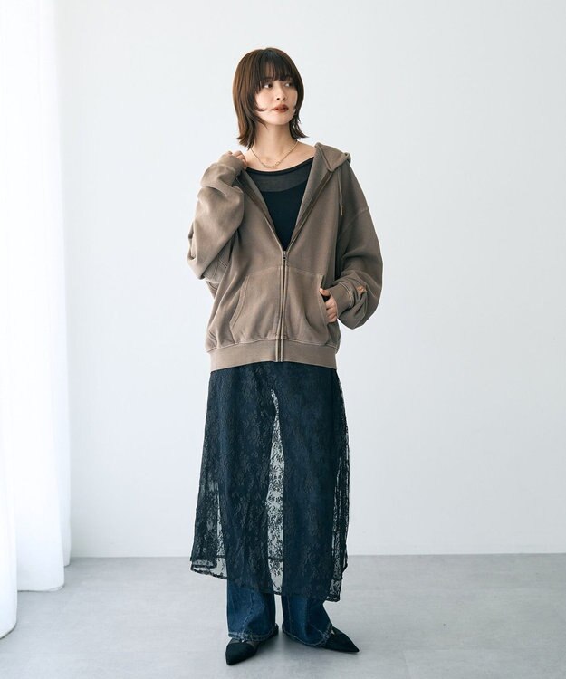 YECCA VECCA クルーネックシアーインナー Black