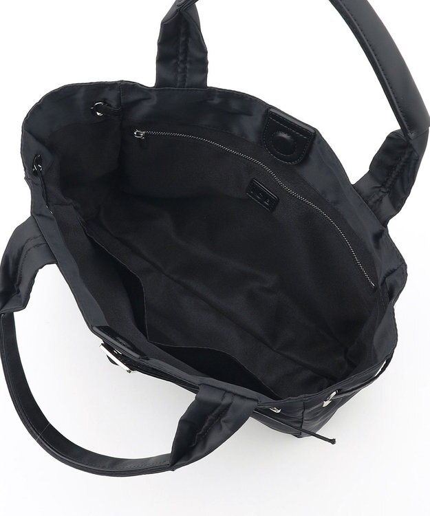 ICB 【新色追加・A4サイズ収納可】ベルトバックルトート ブラック系