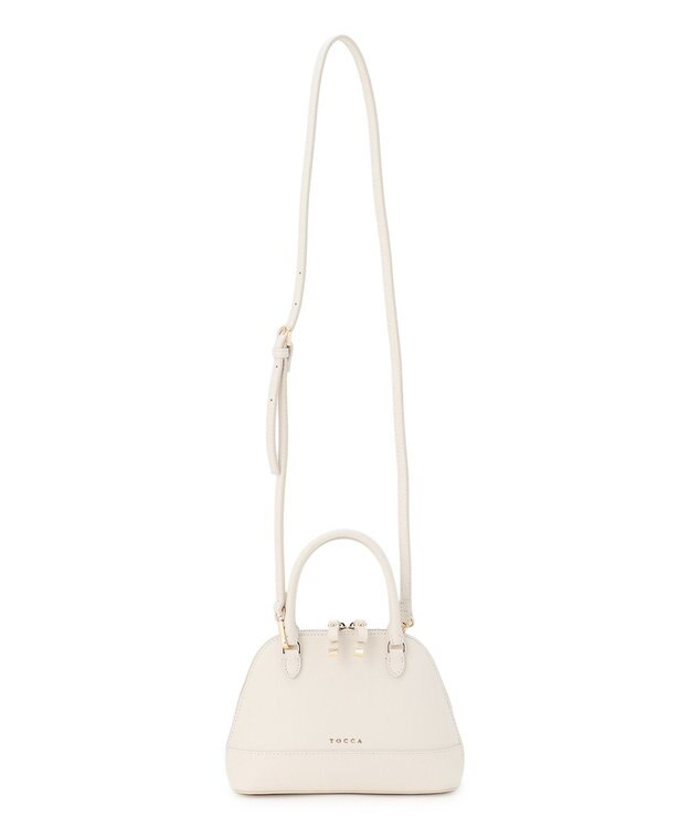 TOCCA LE SOMMET MINI BUGATTI BAG レザーバッグ オフ系