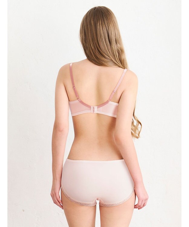 WACOAL ショーツ 【重力ケアブラ】 BXB194とペア はきこみ丈あさめ ナイロンベア天竺素材(バック) レディース PXB194 /ワコール ピンク