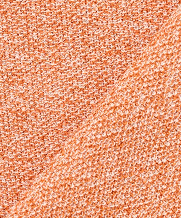 J.PRESS MEN ギマコットンクルーニット オレンジ系