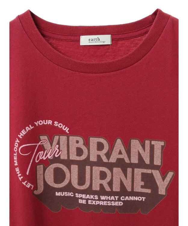 earth music&ecology ウ゛ィンテージライクツアーＴｅｅ Pink