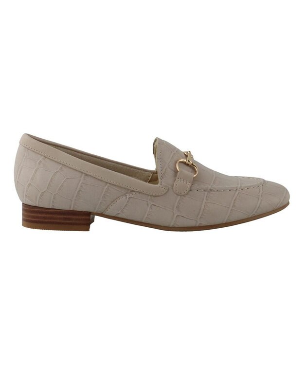 REGAL FOOT COMMUNITY 【リーガルレディース】F93Q ビットモカシューズ フラットシューズ アイボリー型押