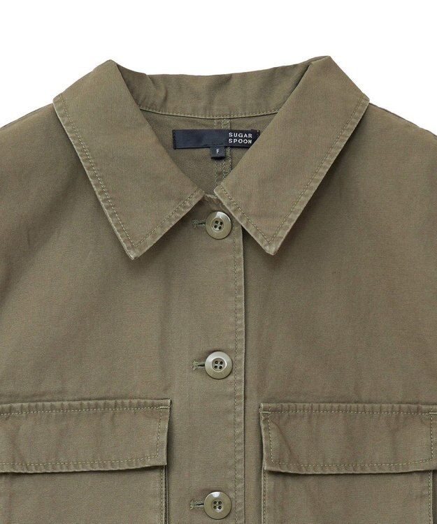 Green Parks ・ＳＵＧＡＲ　ＳＰＯＯＮ　ミリタリーショートベスト Khaki