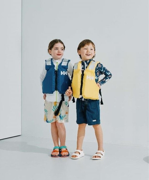 HELLY HANSEN 【キッズ・はっ水・UVカット・耐海水・耐塩素・記名ラベル付】バスクショーツ