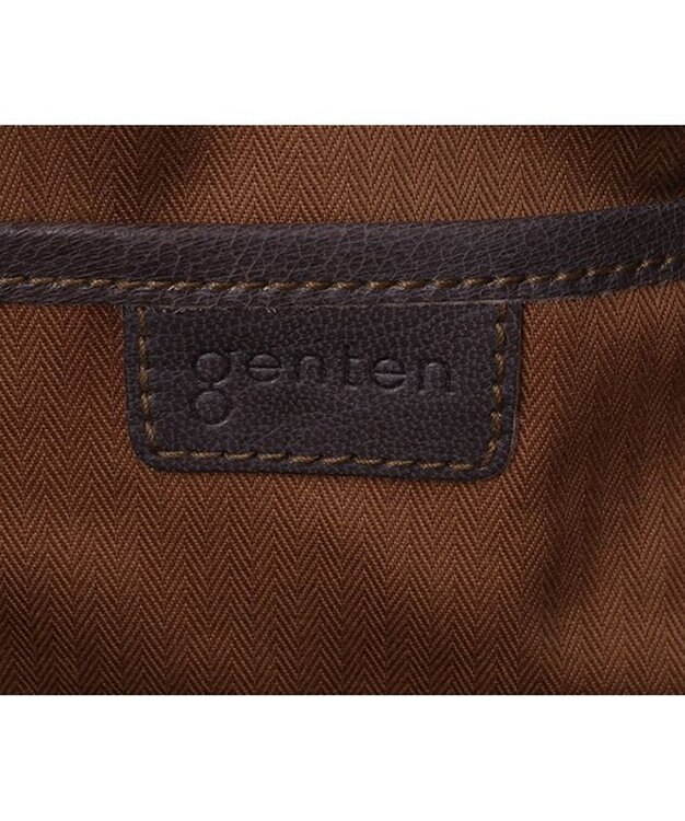 genten ゴートベーシック フラップショルダーバッグ グレー
