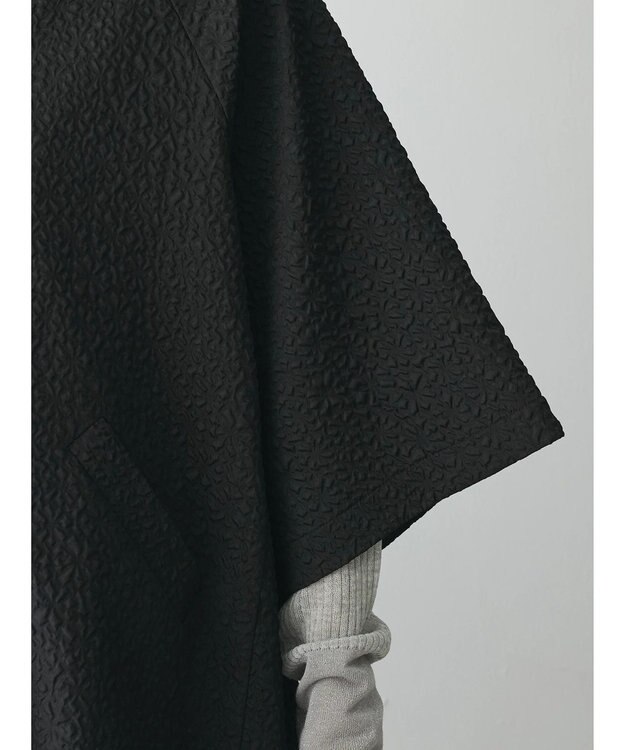 Green Parks AnriettMusee フロントジップジャガードブルゾン Black