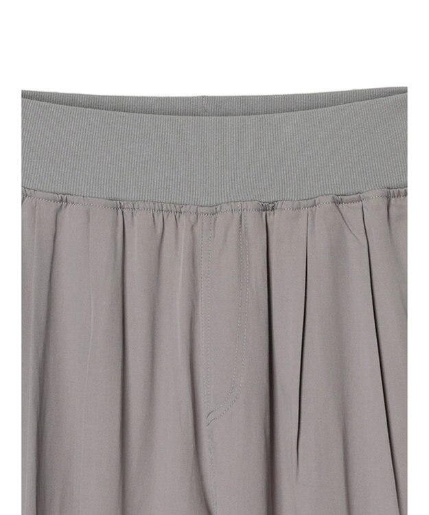 Green Parks ・ｆｕｒｒｙ　ｒａｔｅ　リブキリカエジョガーパンツ Light Gray