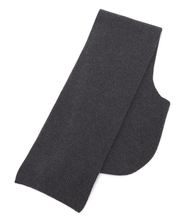 23区 【洗える】カシミヤブレンド フーディ ストール グレー系