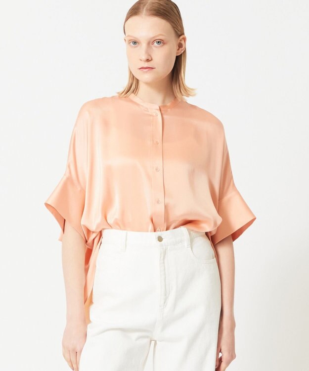 BEIGE， YEW / シャツブラウス Peach