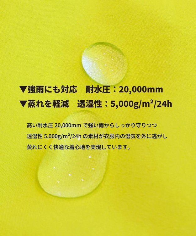 PW CIRCULUS 【 耐水圧20000mm  / レイン対応 】【UNISEX】防水レインウエアセット ゴルフ ライトグリーン系