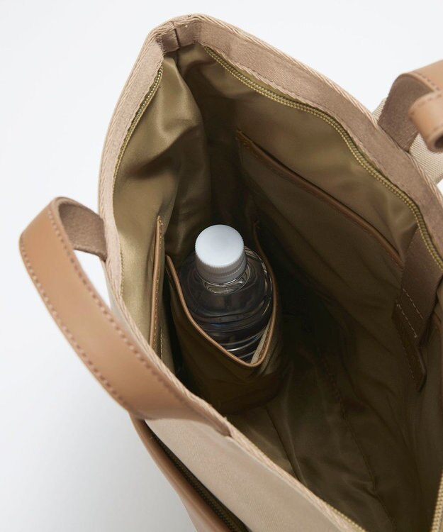 TOPKAPI 【Breath TOPKAPI】LINEA リネア レザーコンビ リュック バックパック　A4 / 軽量 ブラウン