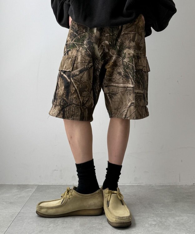 WEGO パターンカーゴショーツ 柄1