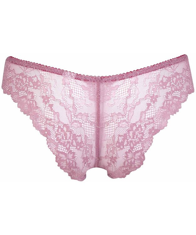 WACOAL Ｔバック ショーツ 【リボンブラ 胸もとフィットながもち】 BXD409とペア はきこみ丈あさめ バックのかぶりが広め ソング レディース PXD409 /ワコール ロマンピンク