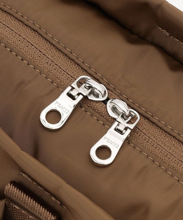 Y'SACCS ドローストリング コンビカラー2WAYトート チョコ