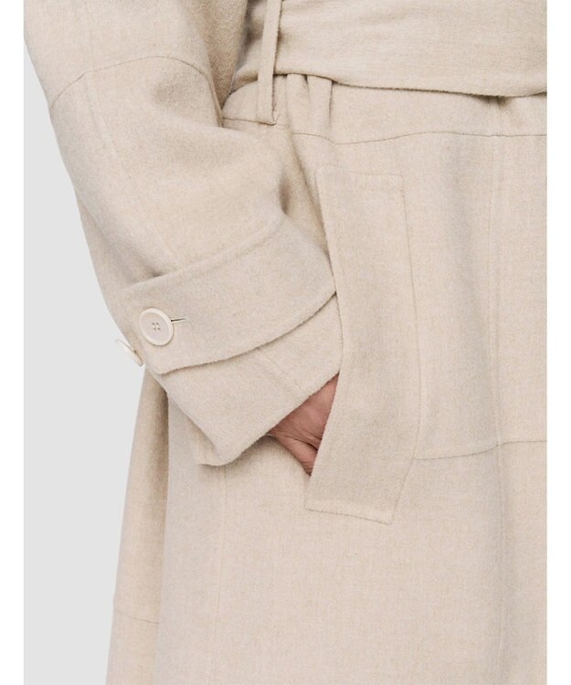 JOSEPH ライトダブルフェイスアニメーション　ロングコート Oat