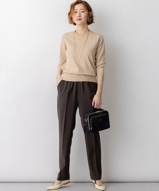 23区 ナイロン 2WAY ショルダーバッグ ブラック系