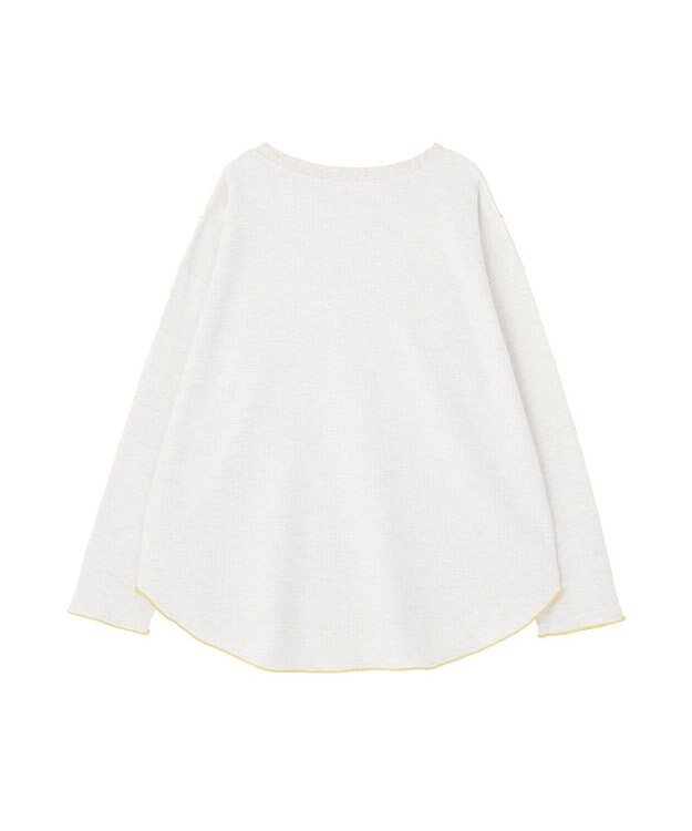 AMERICAN HOLIC 【WEB限定】ワッフル配色メロープルオーバー Oatmeal