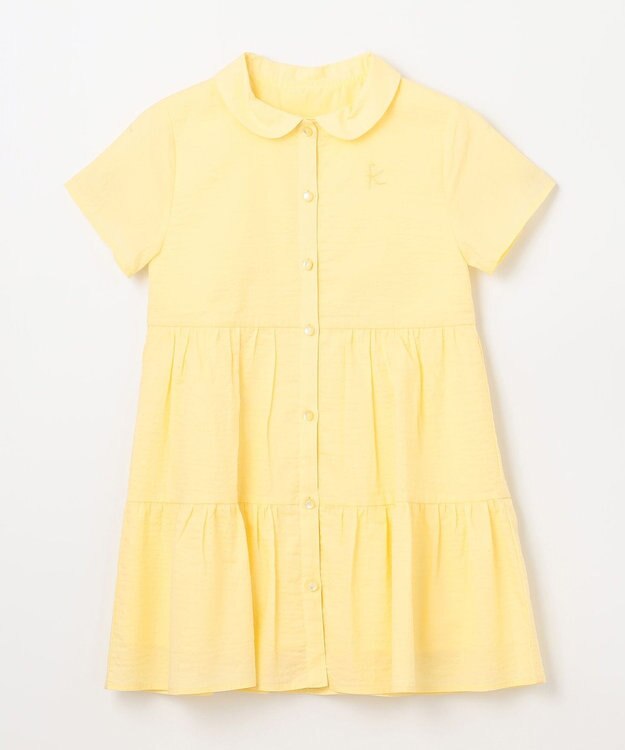 組曲 KIDS 【110-140㎝】ミラクルウェーブチュニック ワンピース シトロン系