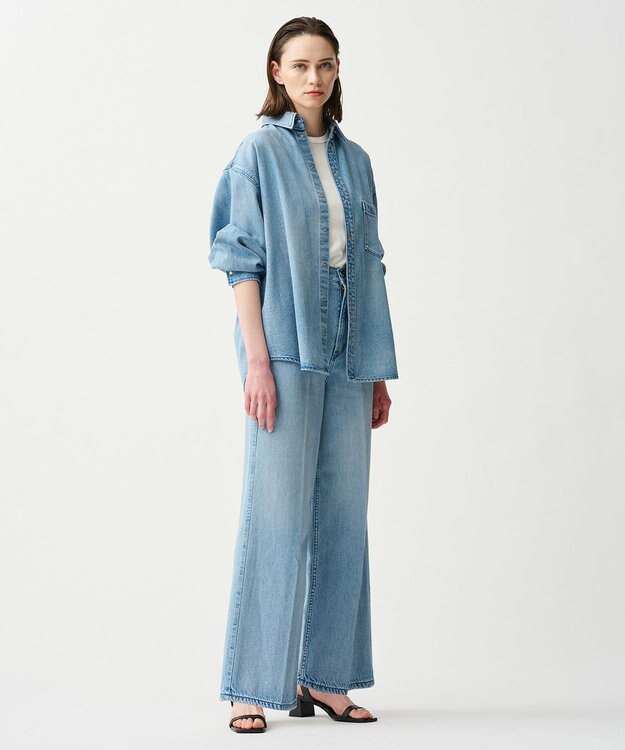 uncrave 【upper hights × uncrave】THE SISTER uncrave パンツ フェザースカイブルー