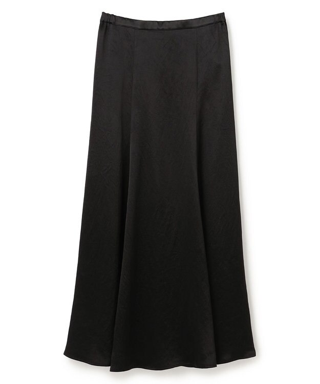 uncrave アセテートヴィンテージサテン マーメイドスカート ブラック