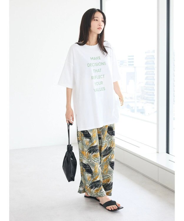 CRAFT STANDARD BOUTIQUE シルケット天竺　ロゴＰＴ　ＢＩＧ　Ｔｅｅ　Ｓ／Ｓ Off White