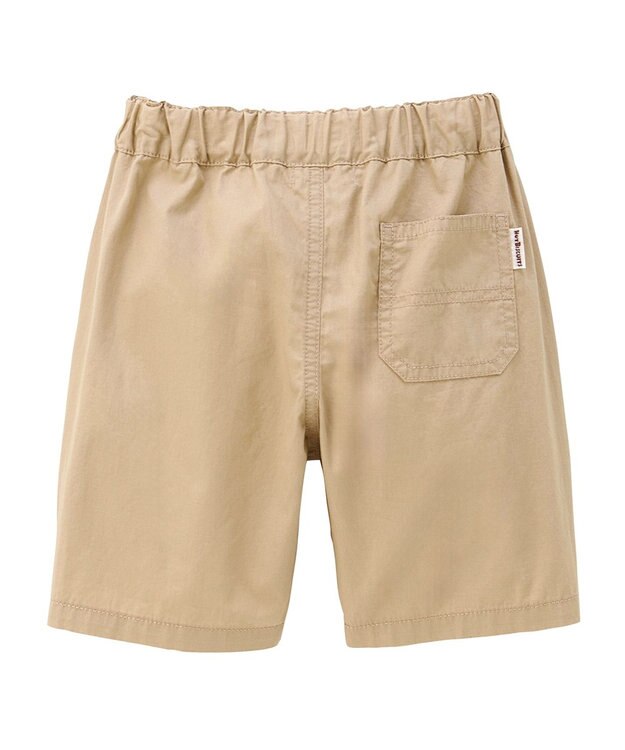 MIKI HOUSE HOT BISCUITS 【80-120cm】 パステルロゴ 6分丈パンツ ベージュ