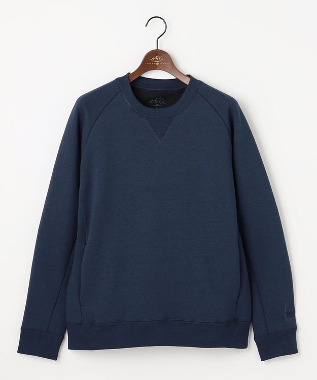 JOSEPH ABBOUD MOUNTAIN 【軽量/ソフト/イージーケア】ソフトダンボールニット プルオーバー ネイビー系