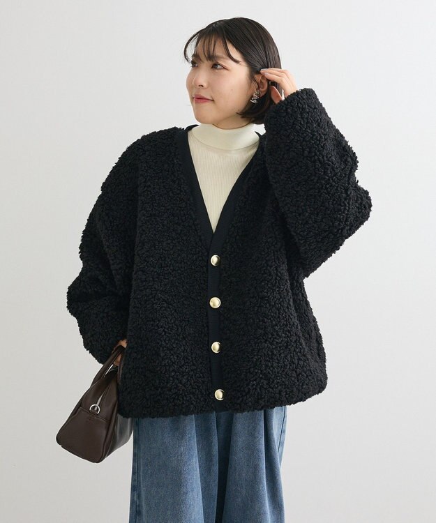 Green Parks Ｖネックボアカーディジャケット