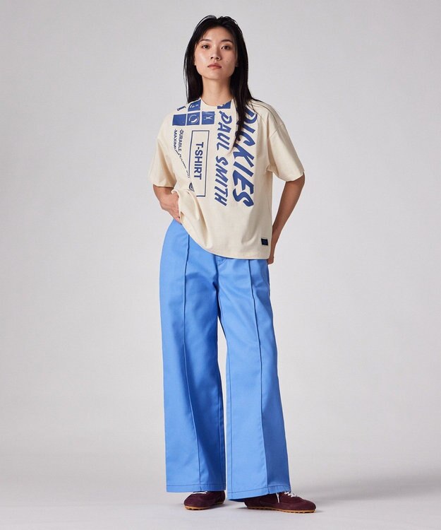 Paul Smith Dickies(R) × PS Paul Smith ロゴプリント 半袖Tシャツ エクリュ