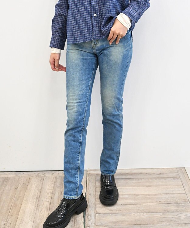 caqu modern pencil  タイトフィット ペンシルシルエット デニムパンツ 3years