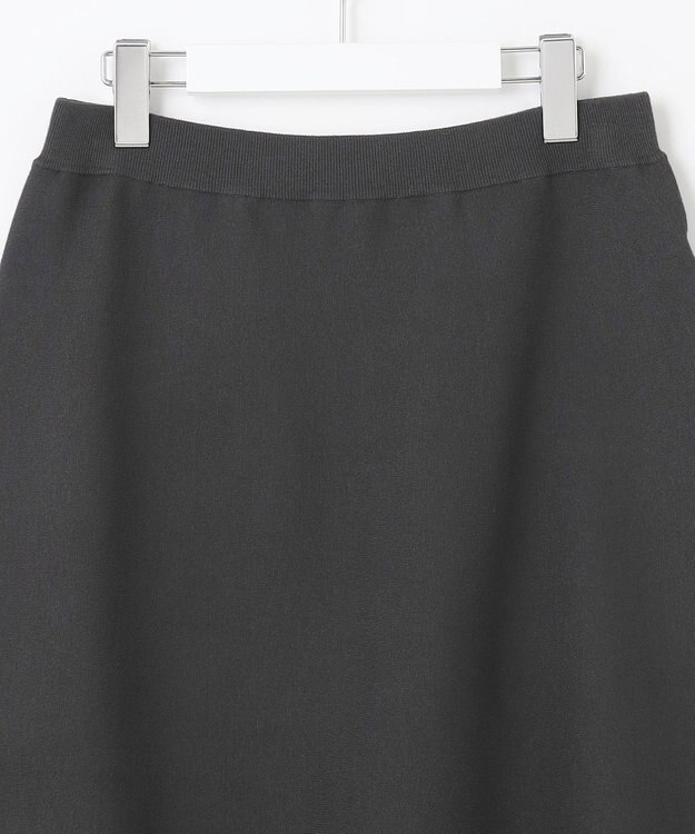 J.PRESS LADIES 【洗える】VIS/PE MILANO ニット スカート グレー系